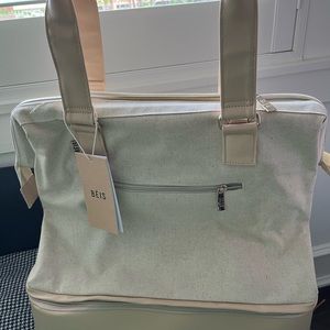 BRAND NEW Beis beige mini weekender